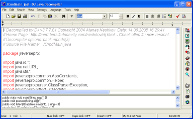 DJ Java Decompiler