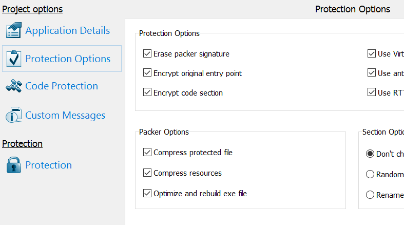 DotFix NiceProtect сжатие EXE/DLL/OCX файла