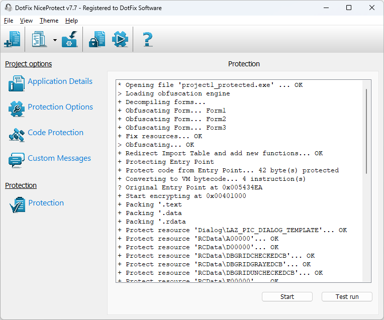 DotFix NiceProtect Lazarus FreePascal Obfuscation