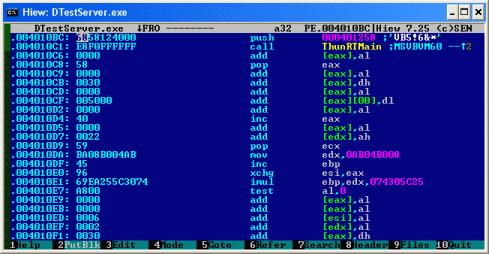 P-Code inside HEX Editor