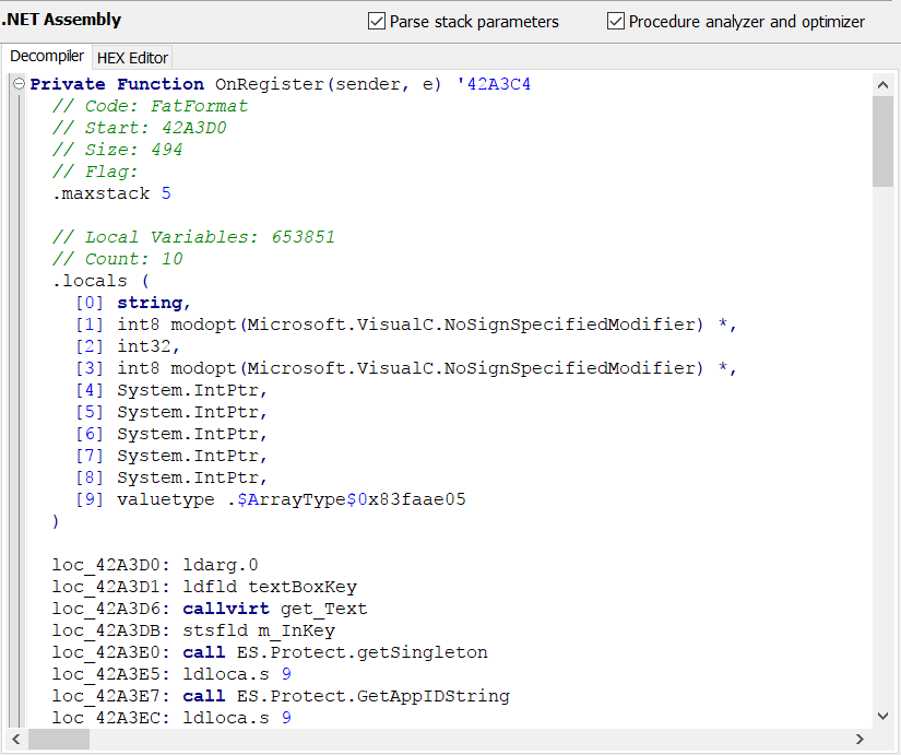 VB Decompiler улучшенное качество декомпиляции