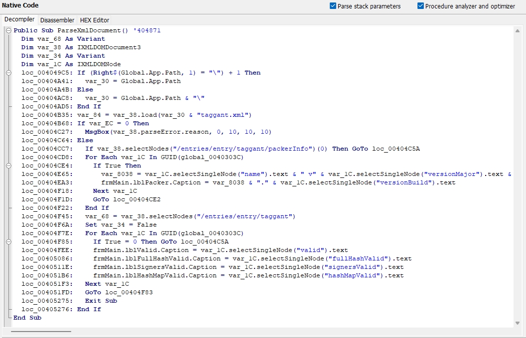 VB Decompiler новый парсер TypeLib информации в ActiveX файлах