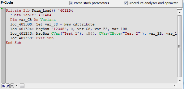 VB Decompiler 9.0 классы